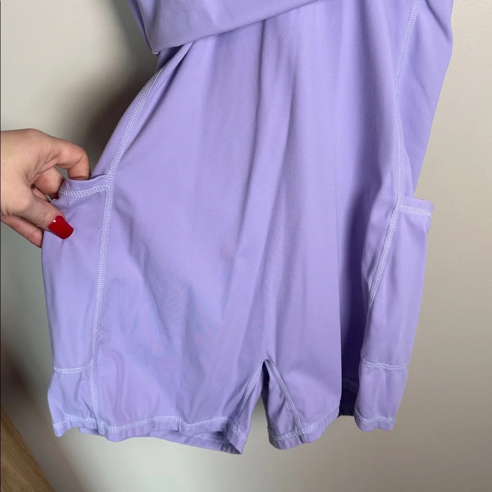 Lavender activewear /tennis dress (medium), lined w/shorts under - Picture 7 of 7